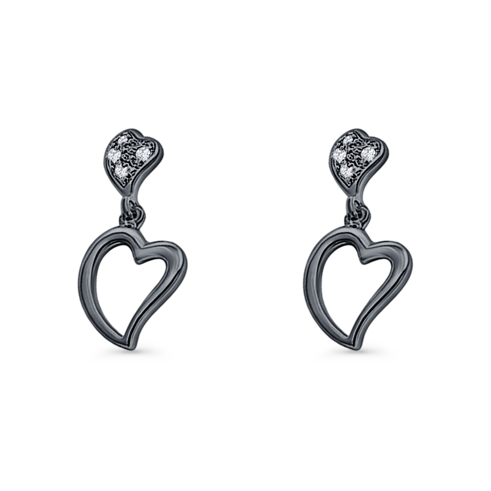Heart Stud Earrings