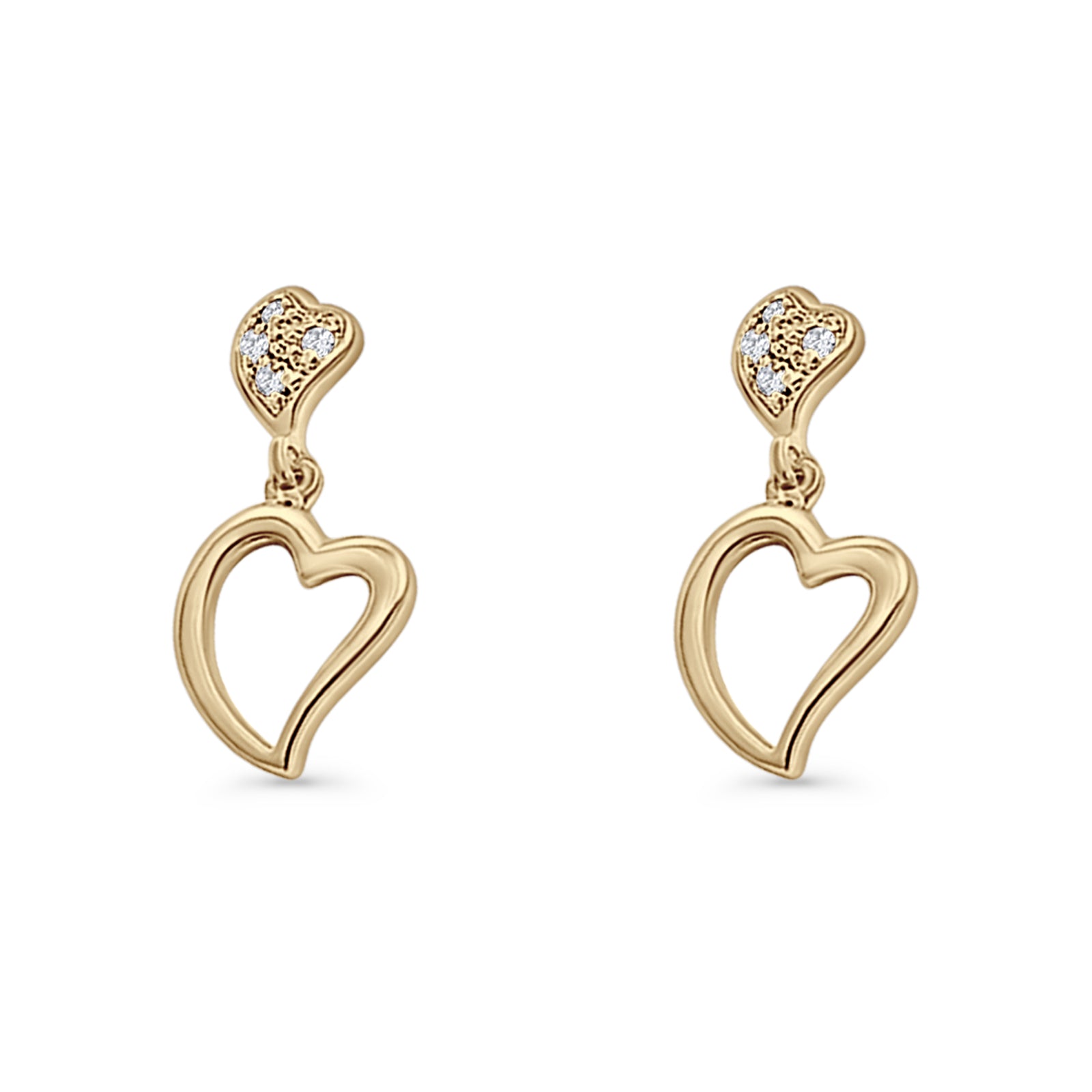 Heart Stud Earrings