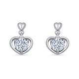 Heart Stud Earrings