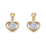 Heart Stud Earrings