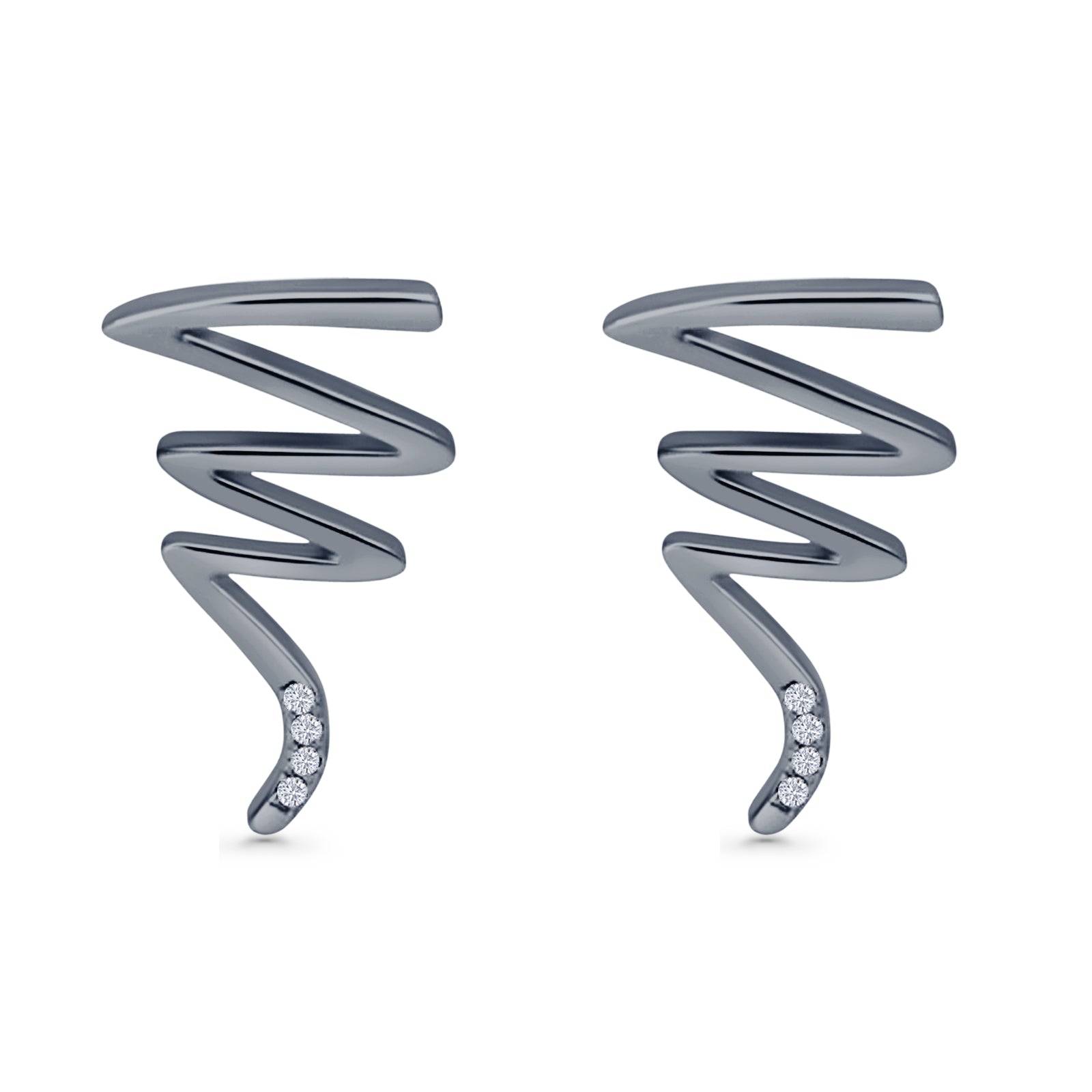 Zigzag Stud Earrings