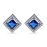Square Stud Earrings