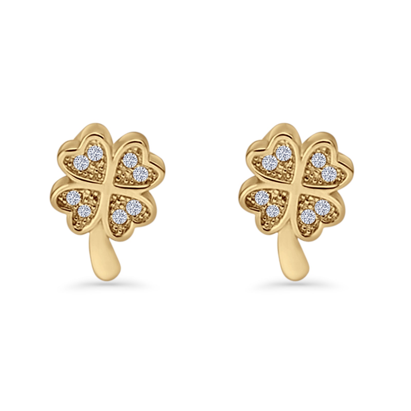 Clover Leaf Stud Earrings