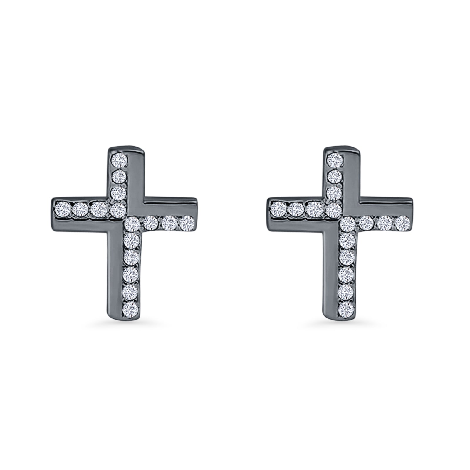 Cross Stud Earrings