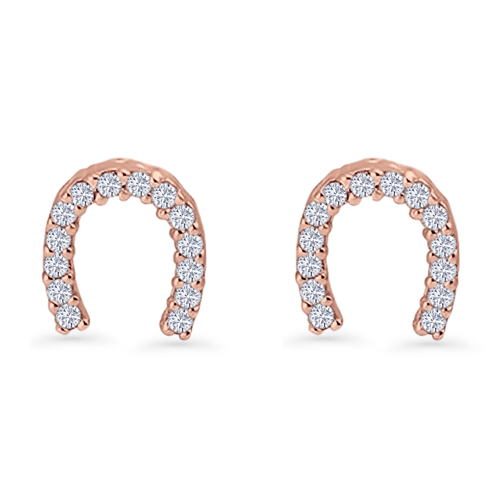 Horseshoe Stud Earrings