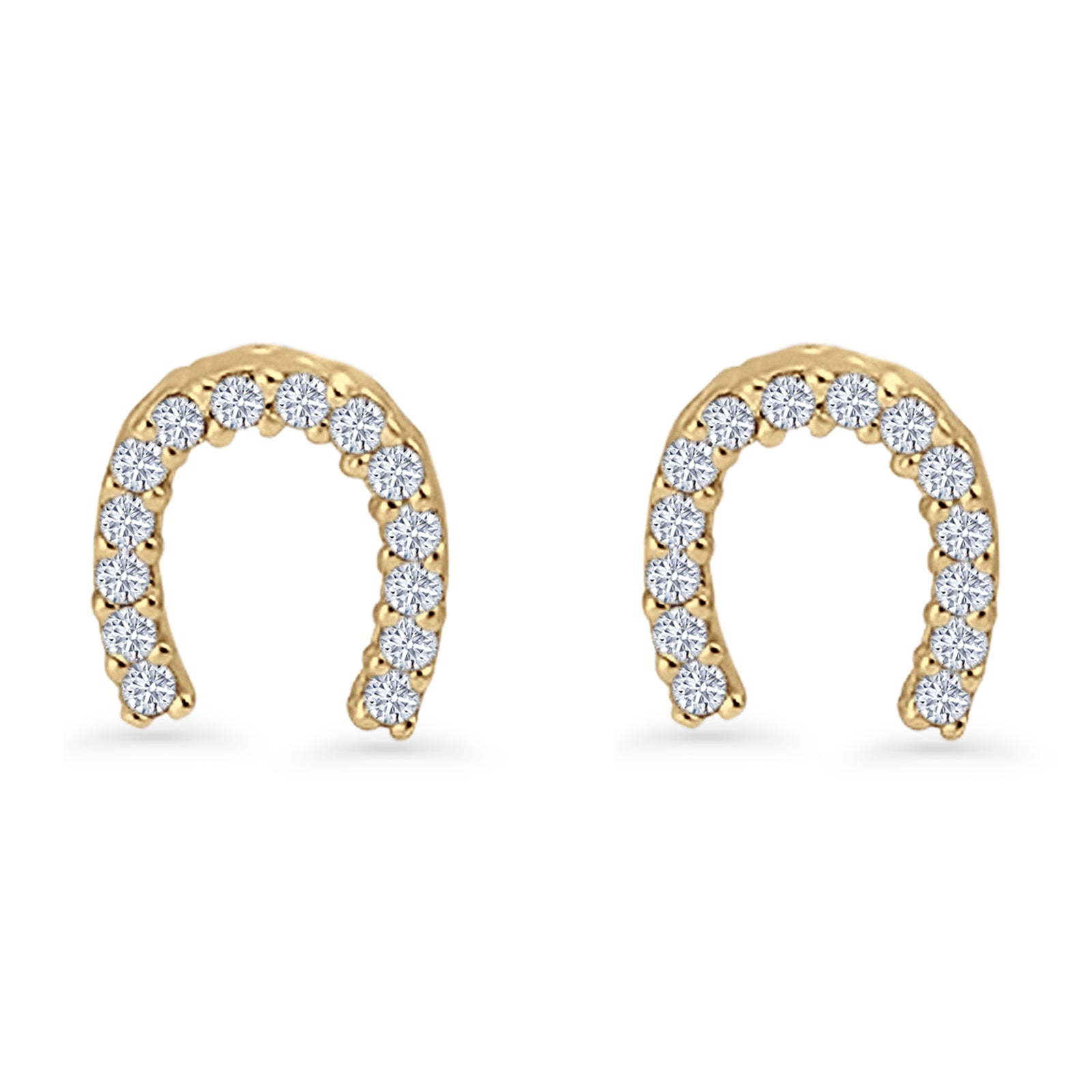 Horseshoe Stud Earrings