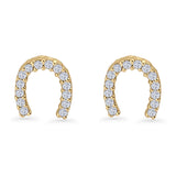 Horseshoe Stud Earrings