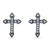 Cross Stud Earrings