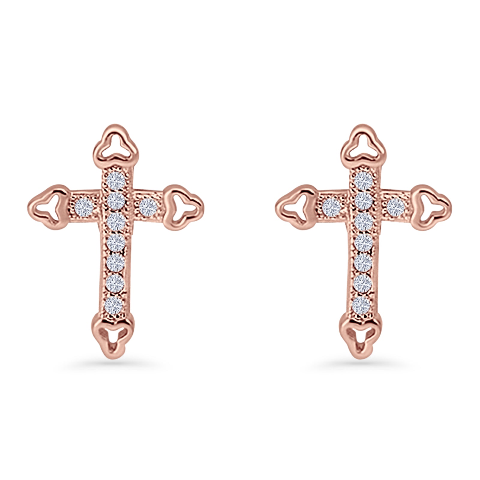 Cross Stud Earrings