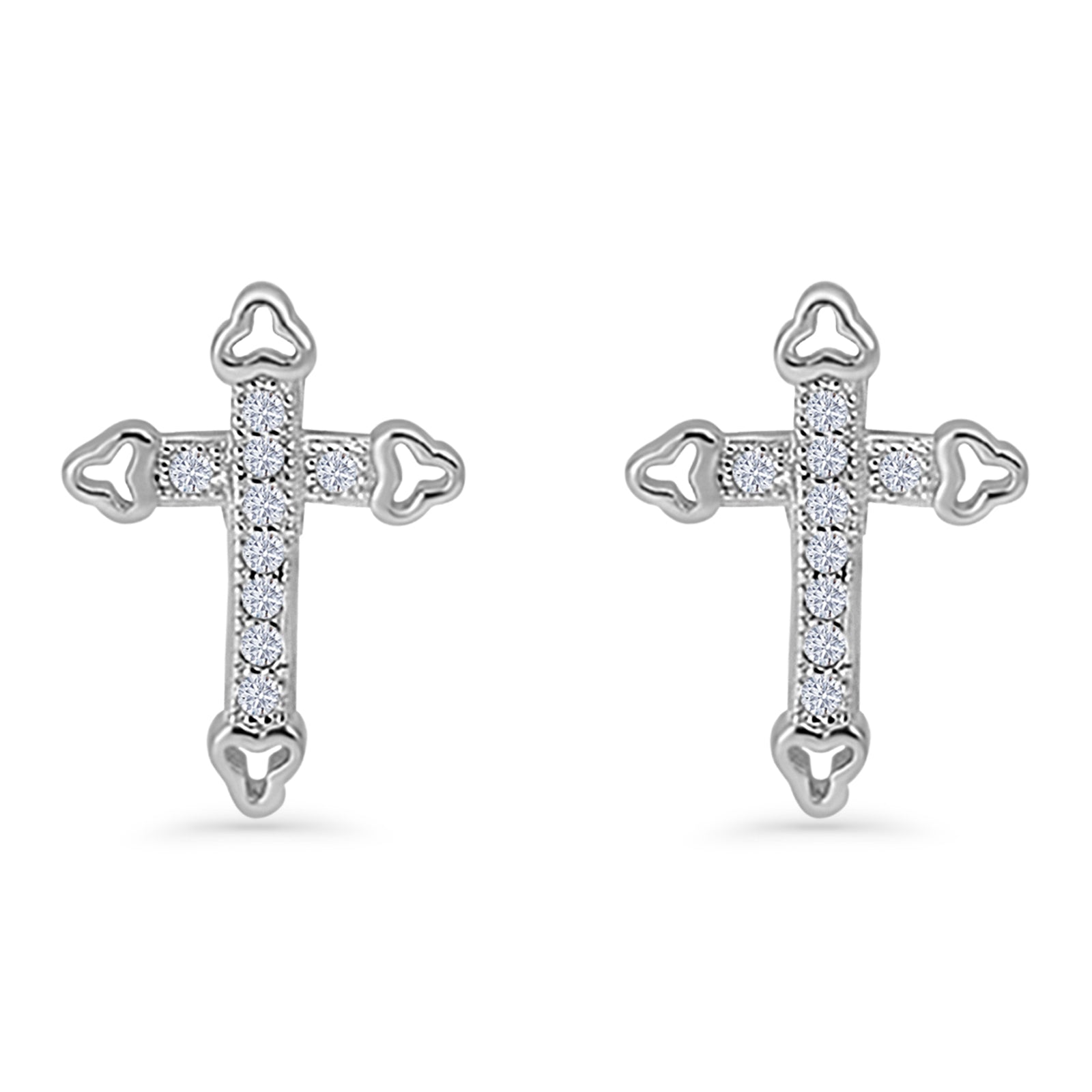 Cross Stud Earrings