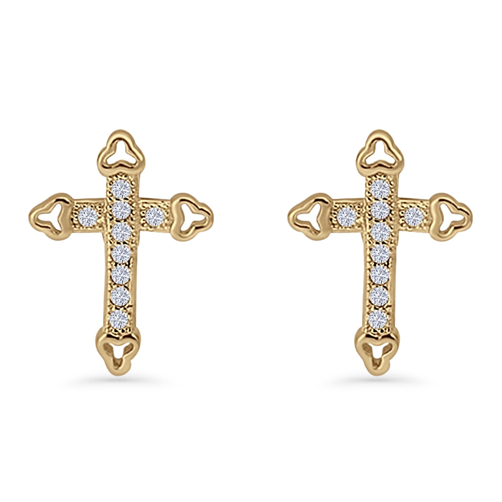 Cross Stud Earrings
