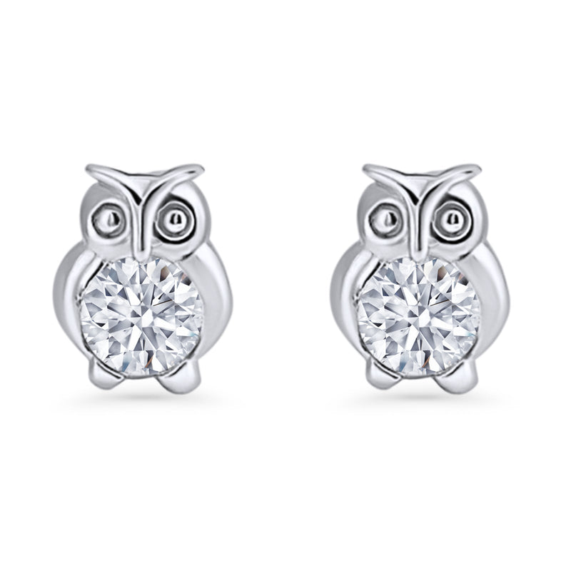 Owl Stud Earrings