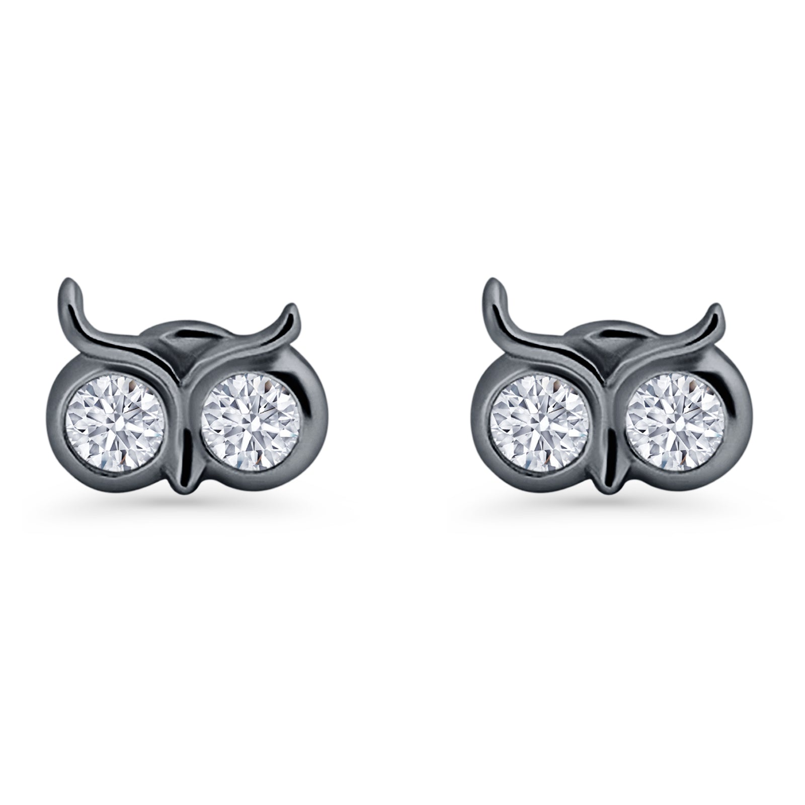 Owl Eye Stud Earrings