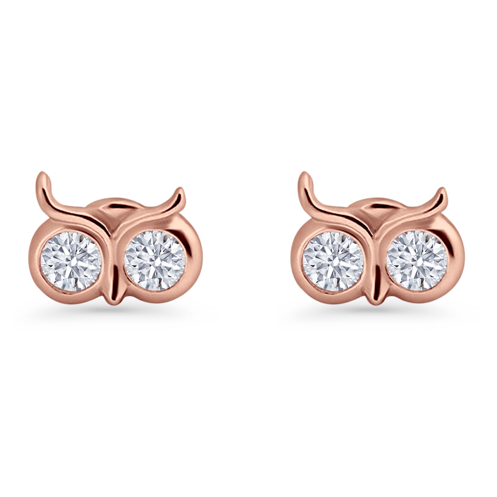 Owl Eye Stud Earrings