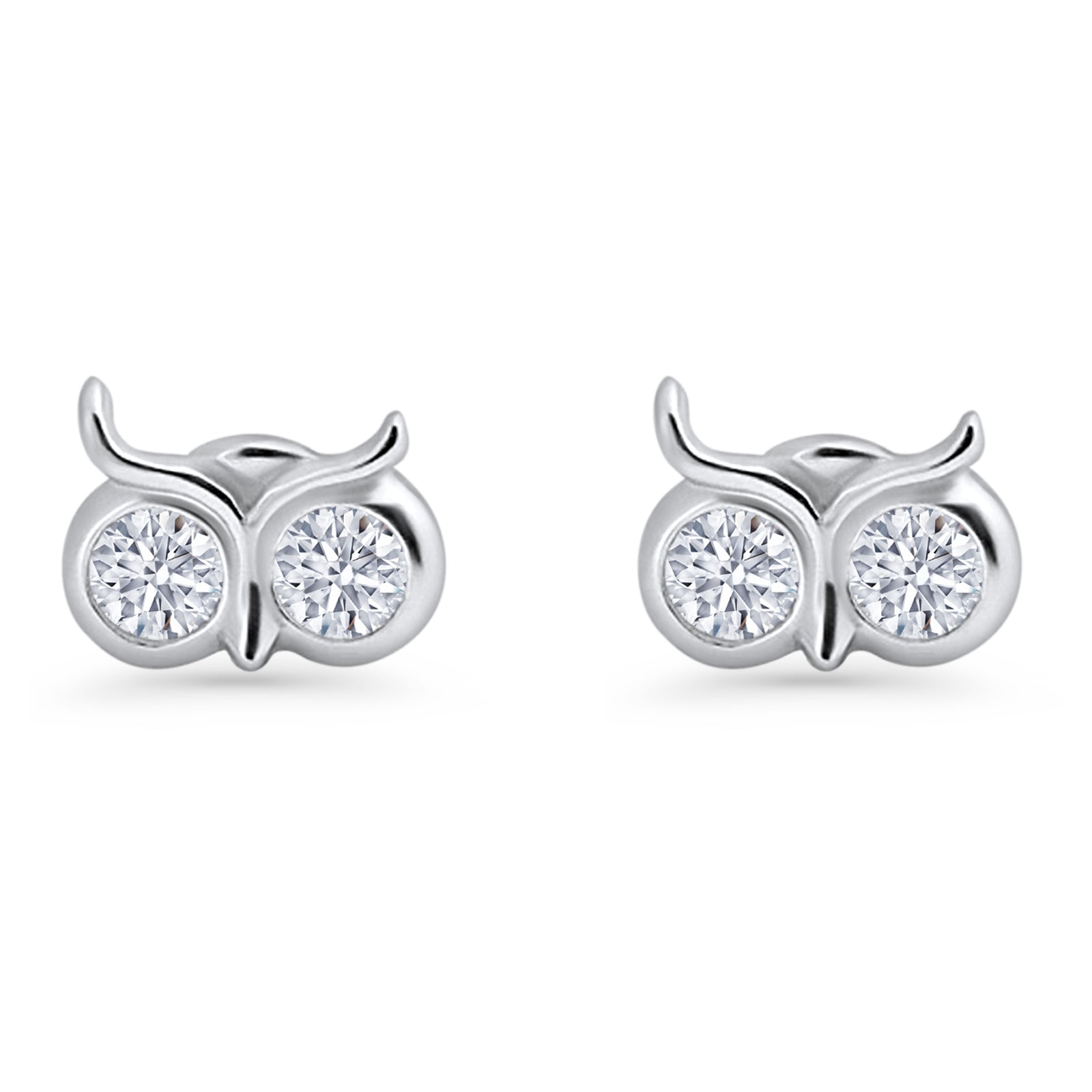 Owl Eye Stud Earrings