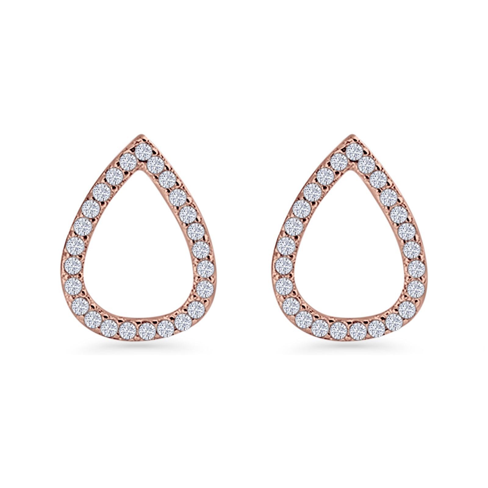 Teardrop Stud Earrings
