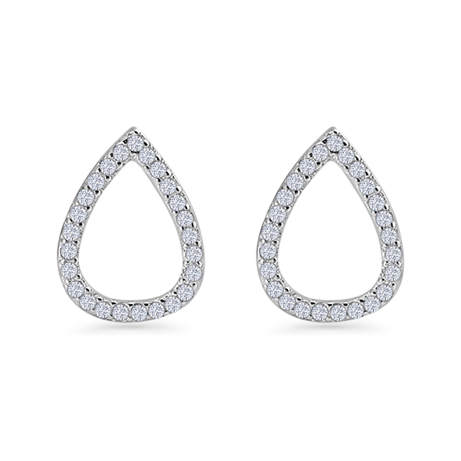 Teardrop Stud Earrings