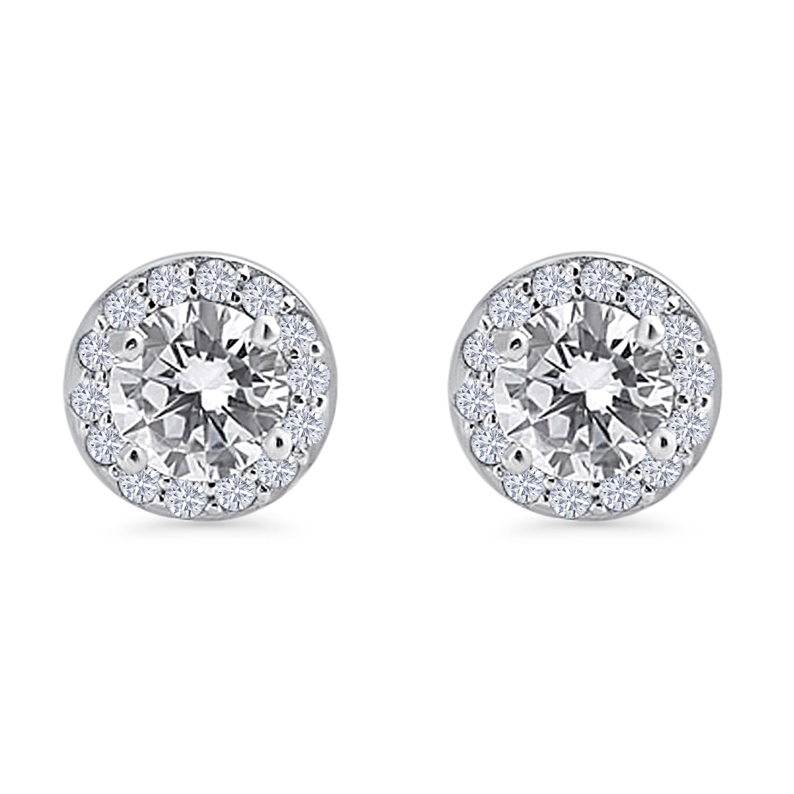 Round Stud Earrings