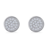 Round Stud Earrings