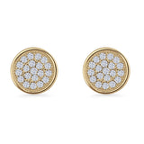 Round Stud Earrings