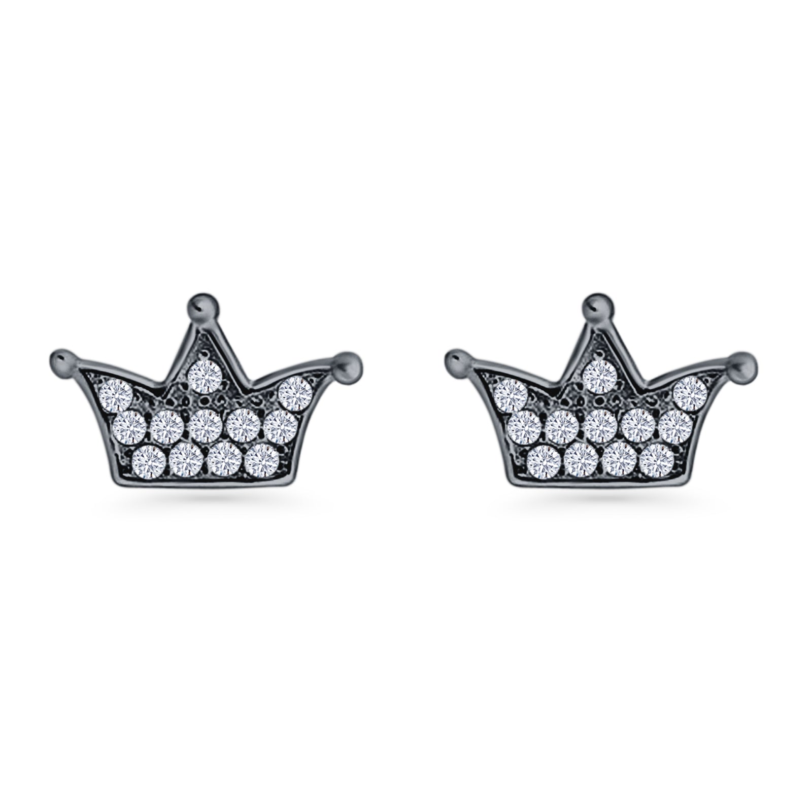 Crown Stud Earrings