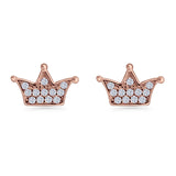 Crown Stud Earrings