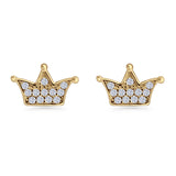 Crown Stud Earrings