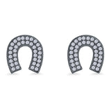 Horseshoe Stud Earrings