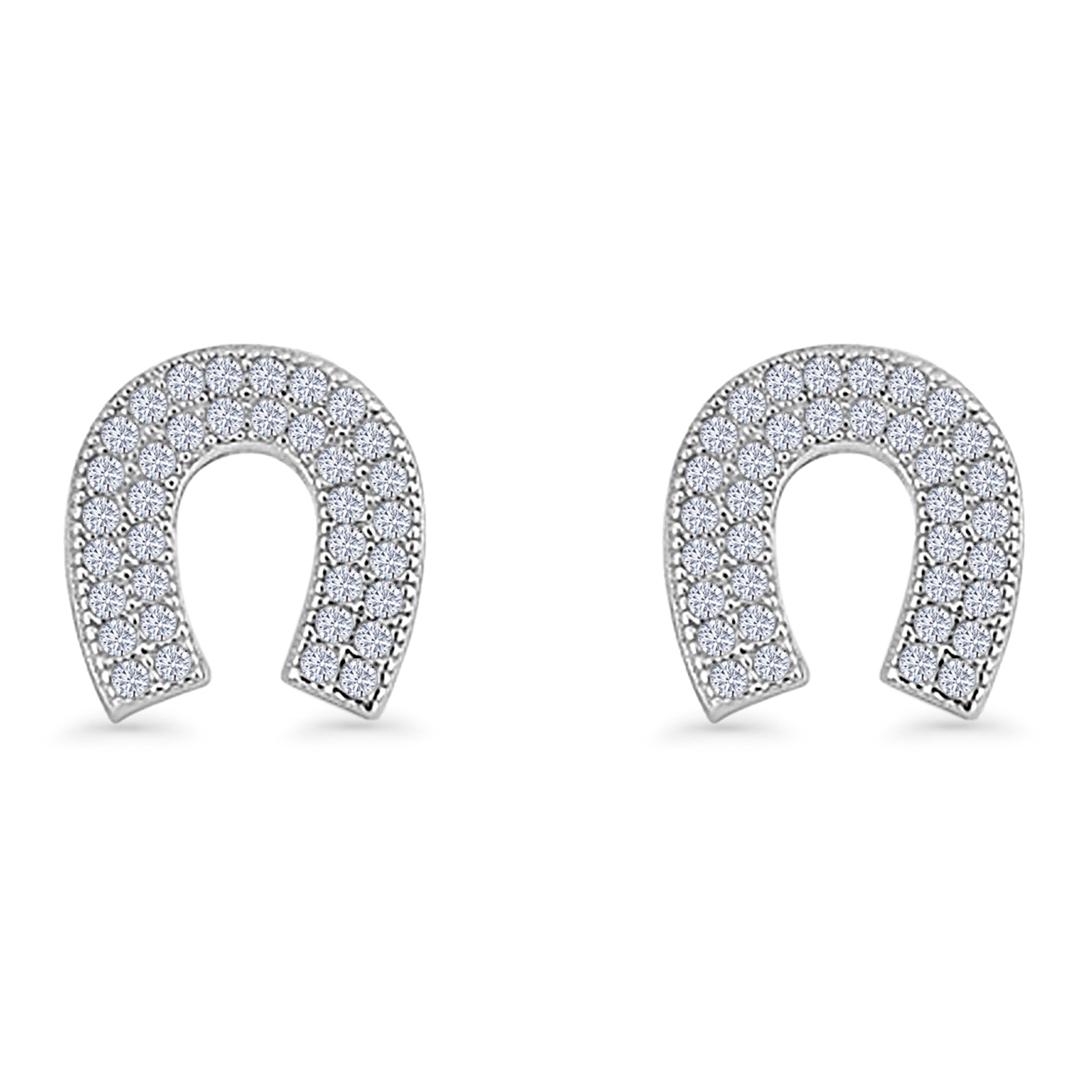 Horseshoe Stud Earrings
