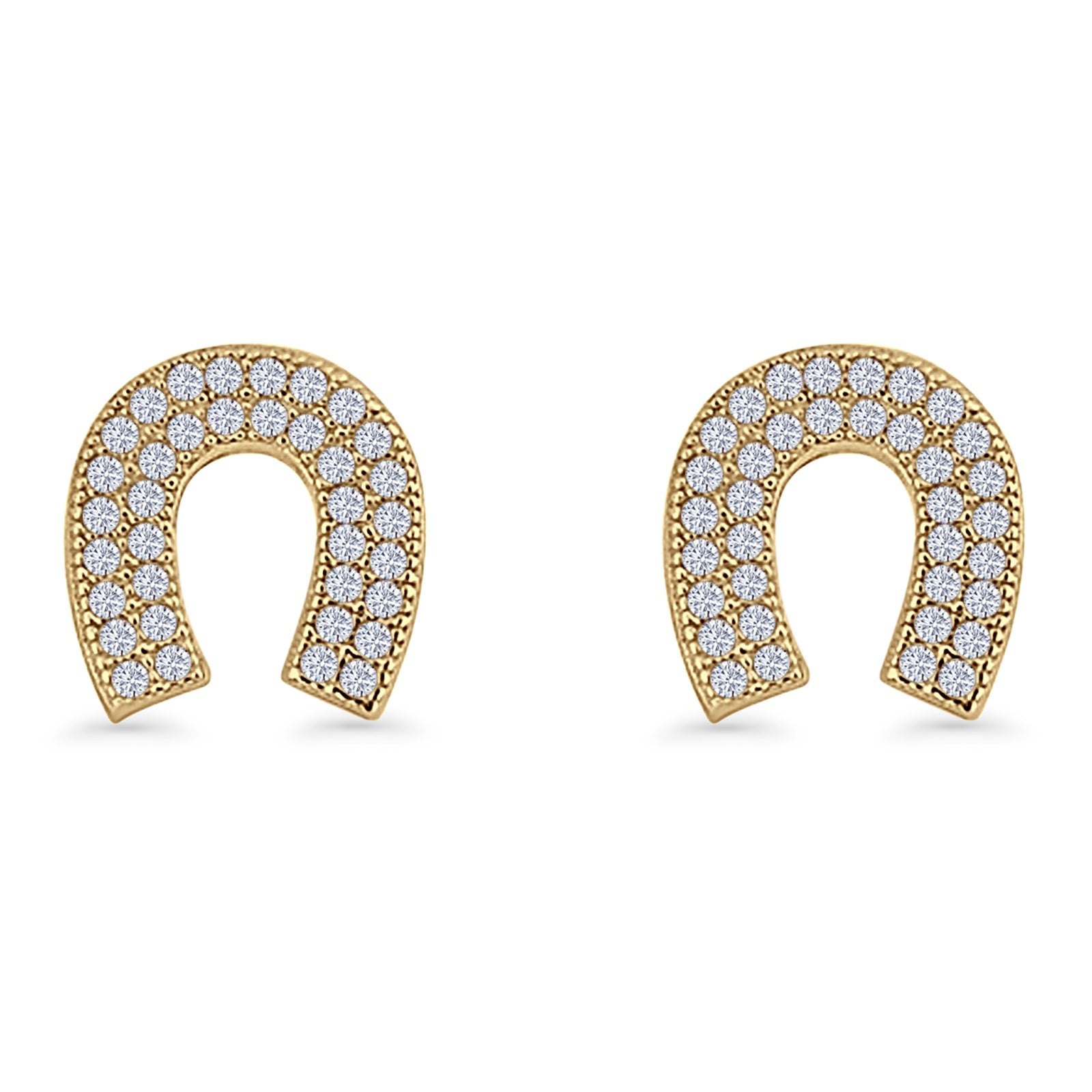 Horseshoe Stud Earrings