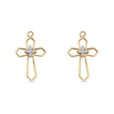 Cross Fishhook Earring