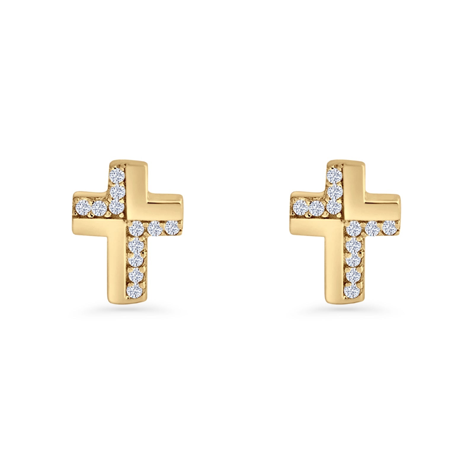 Cross Stud Earrings