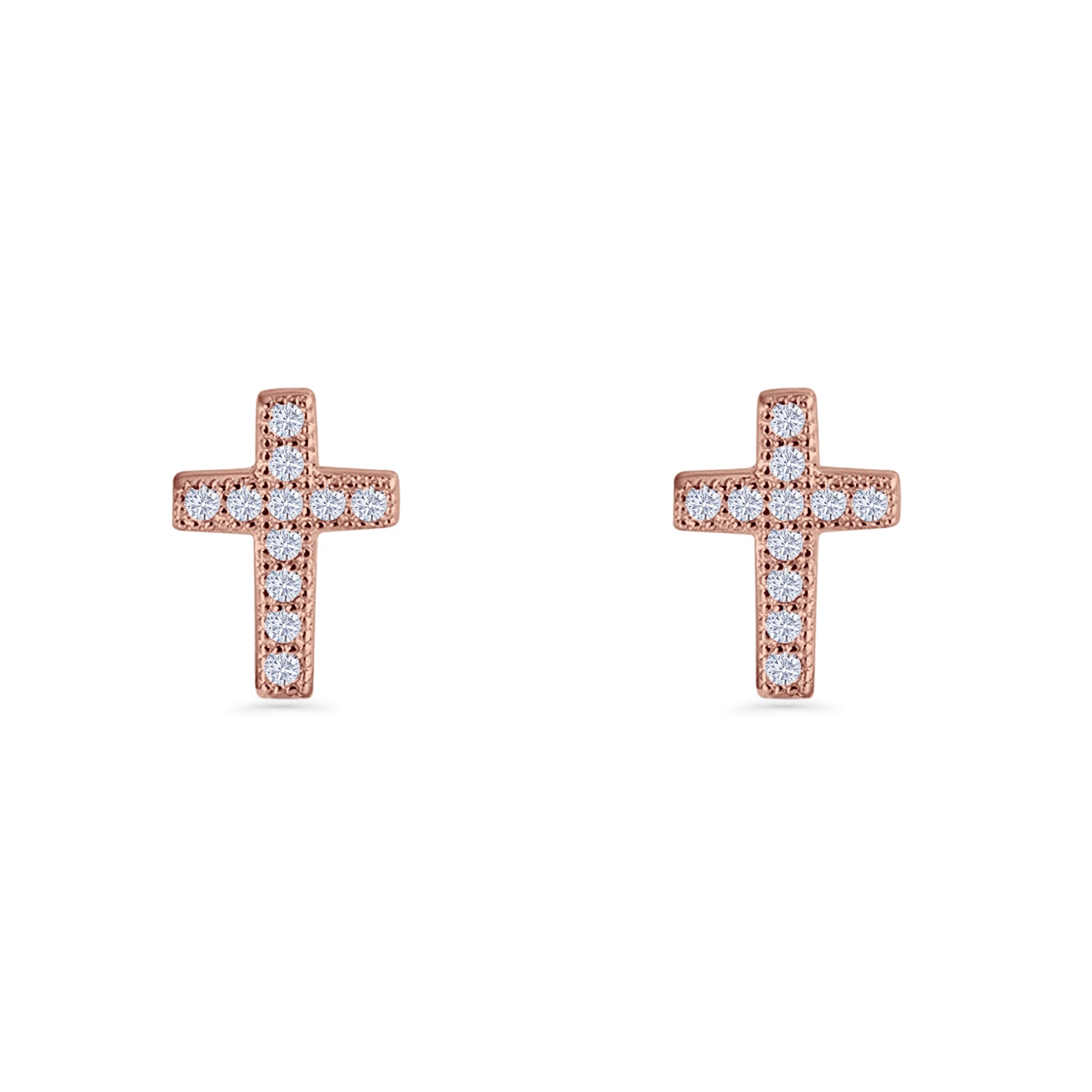 Cross Stud Earrings