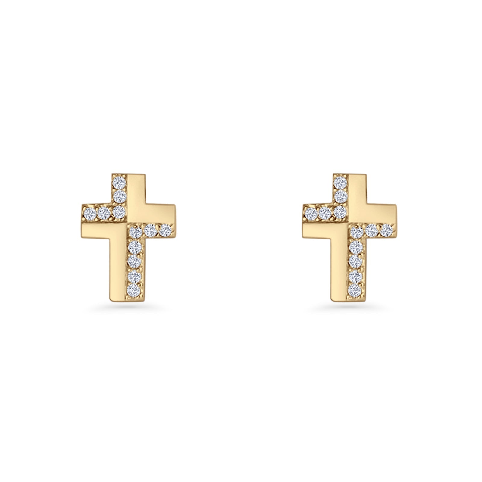 Cross Stud Earring
