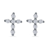 Cross Stud Earring