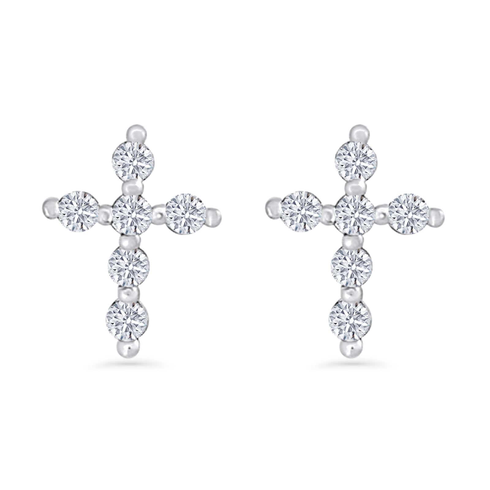 Cross Stud Earring