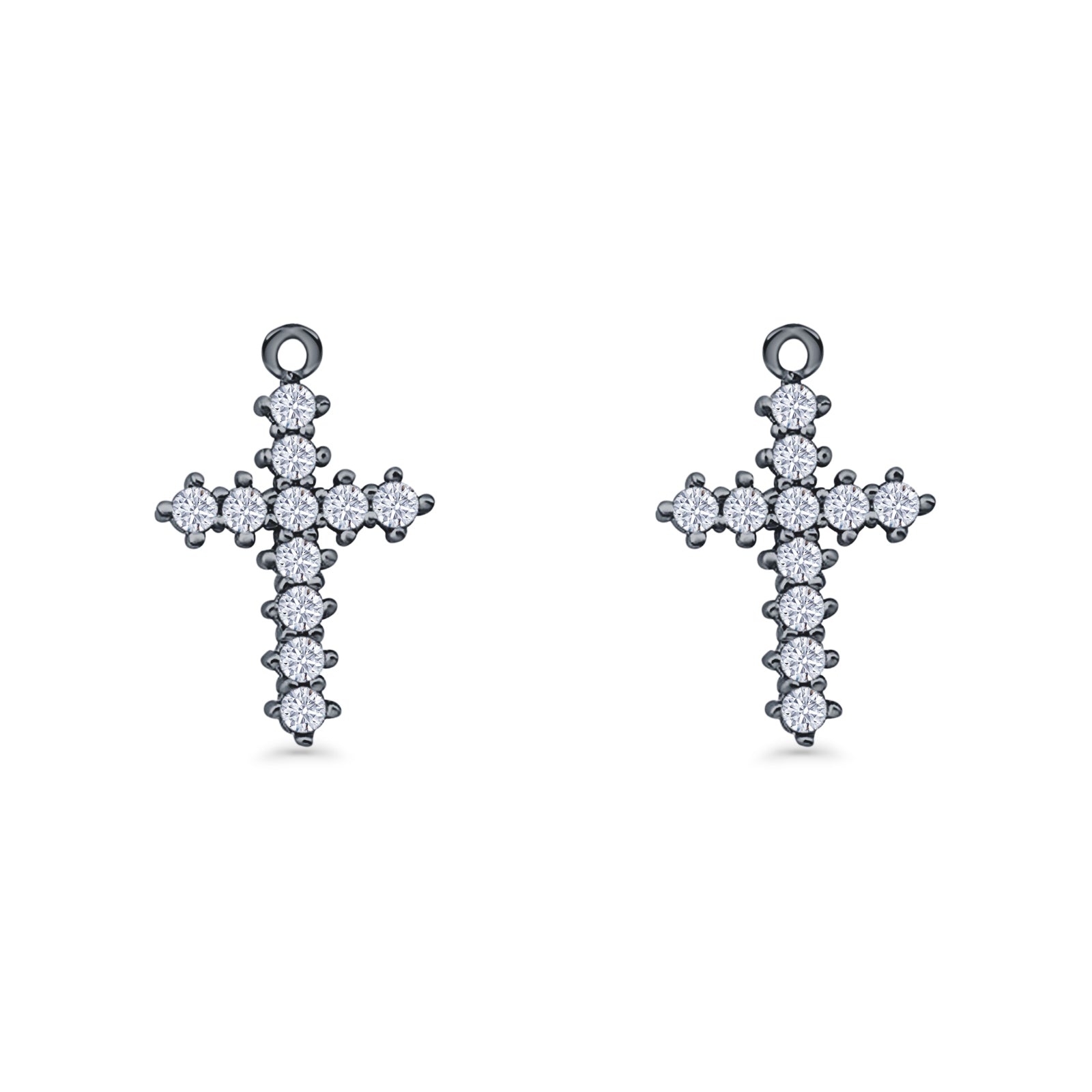 Cross Fishhook Earring