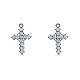 Cross Fishhook Earring