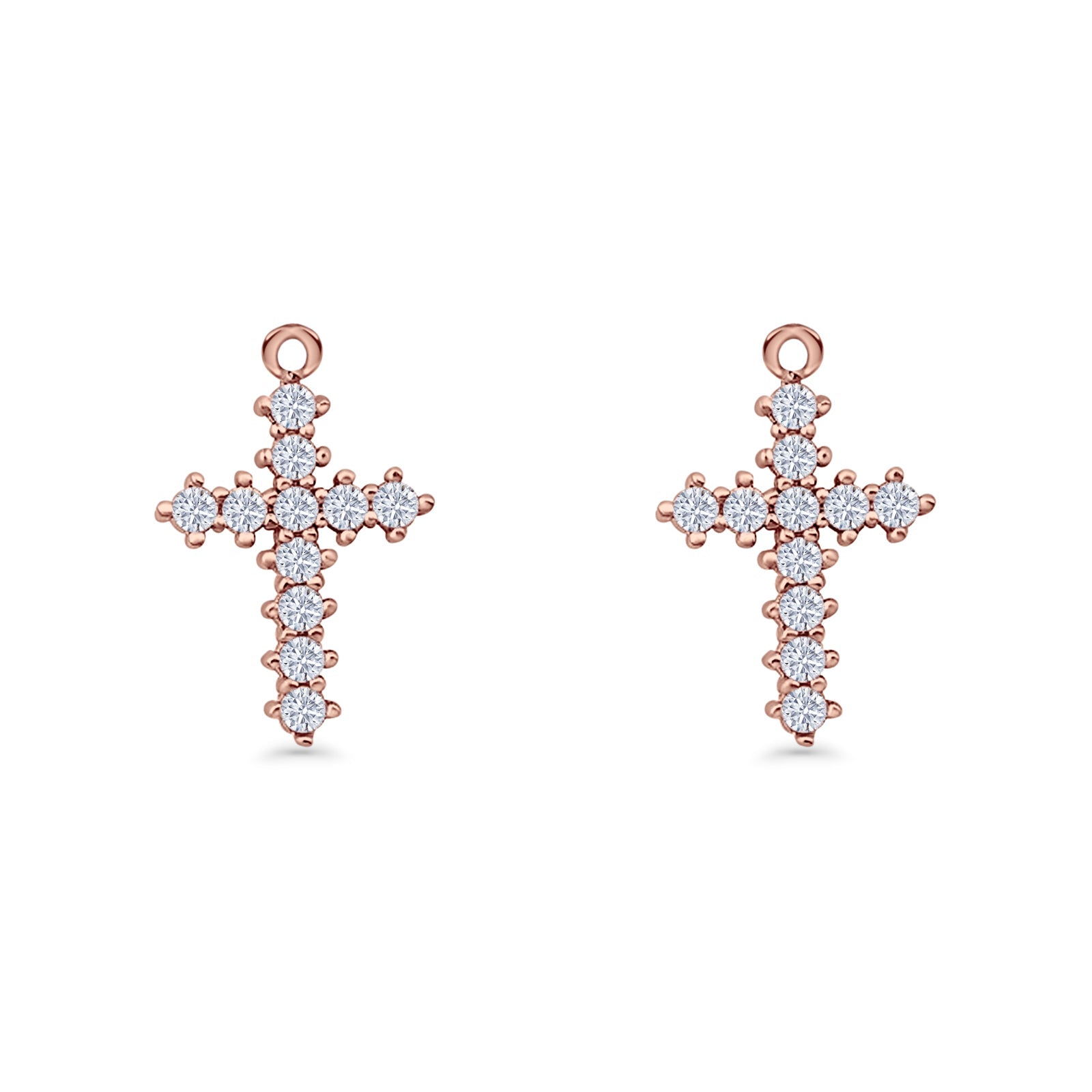 Cross Fishhook Earring