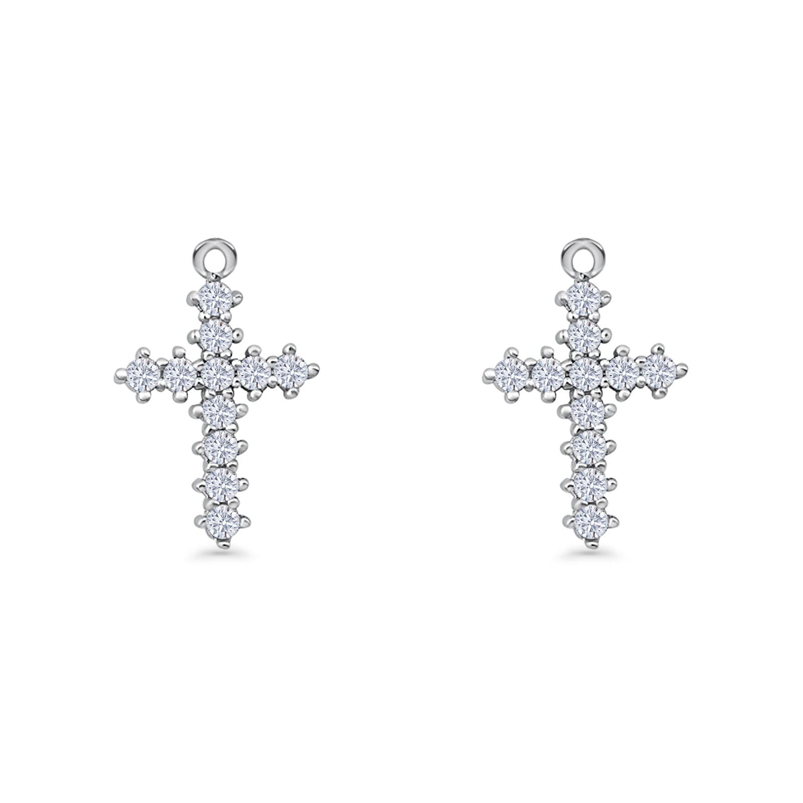 Cross Fishhook Earring