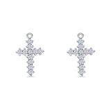 Cross Fishhook Earring