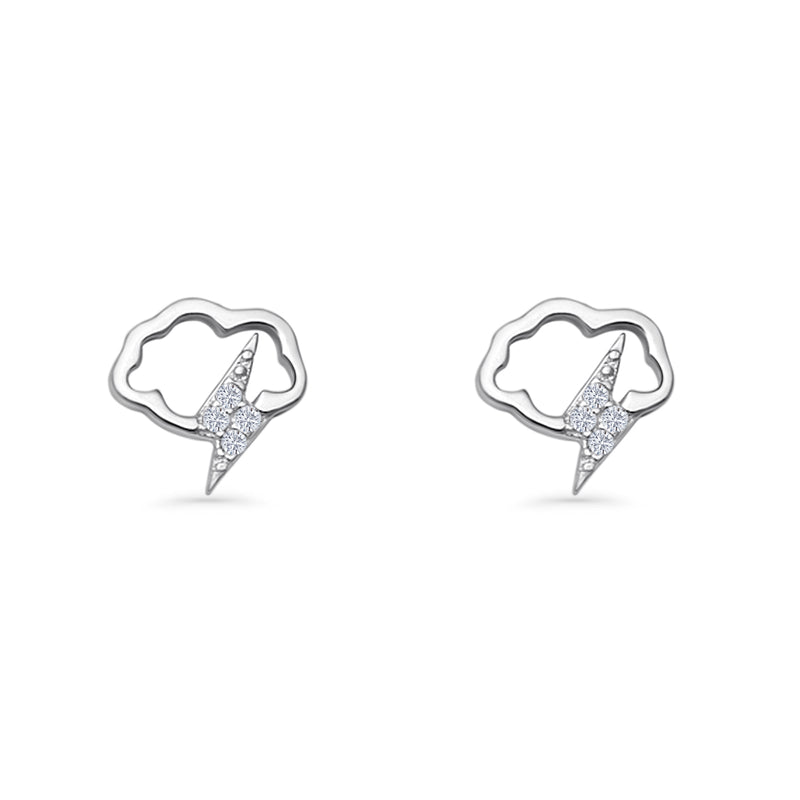 Cloud Stud Earrings