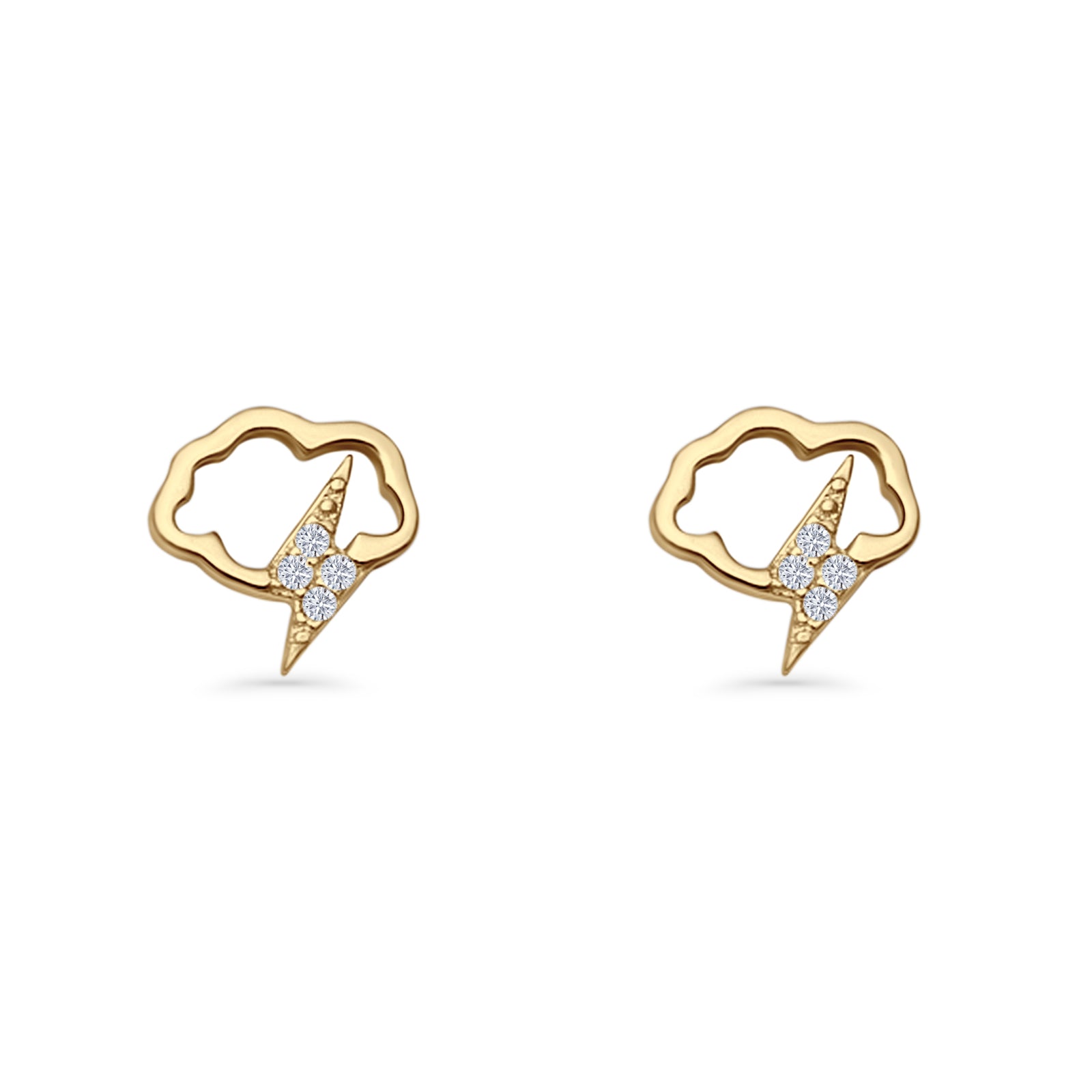Cloud Stud Earrings
