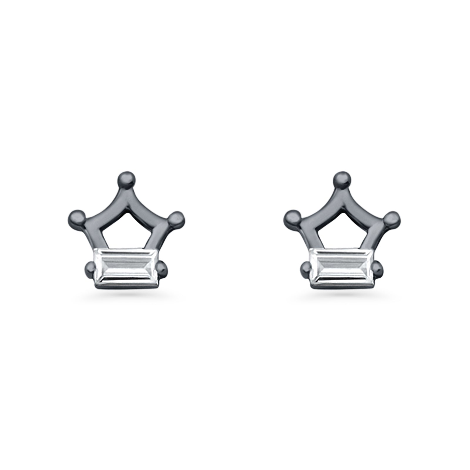 Crown Stud Earrings