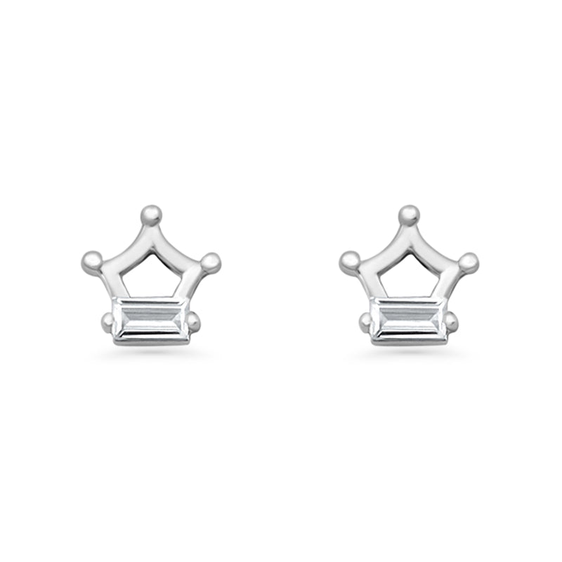 Crown Stud Earrings