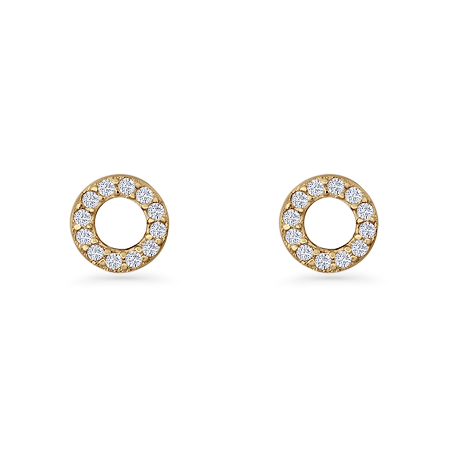 Circle Stud Earrings
