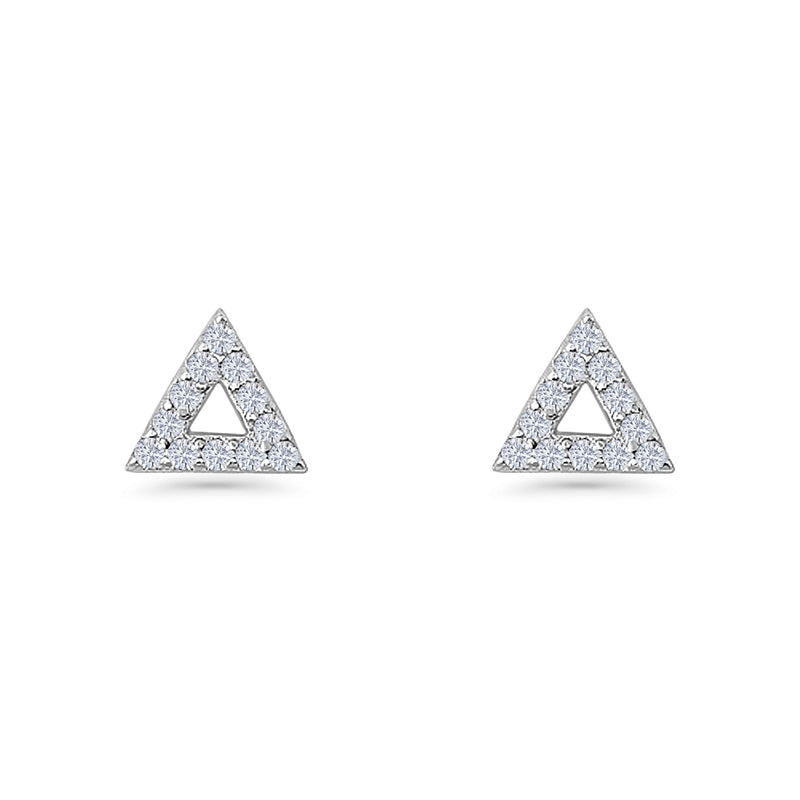 Triangular Stud Earrings
