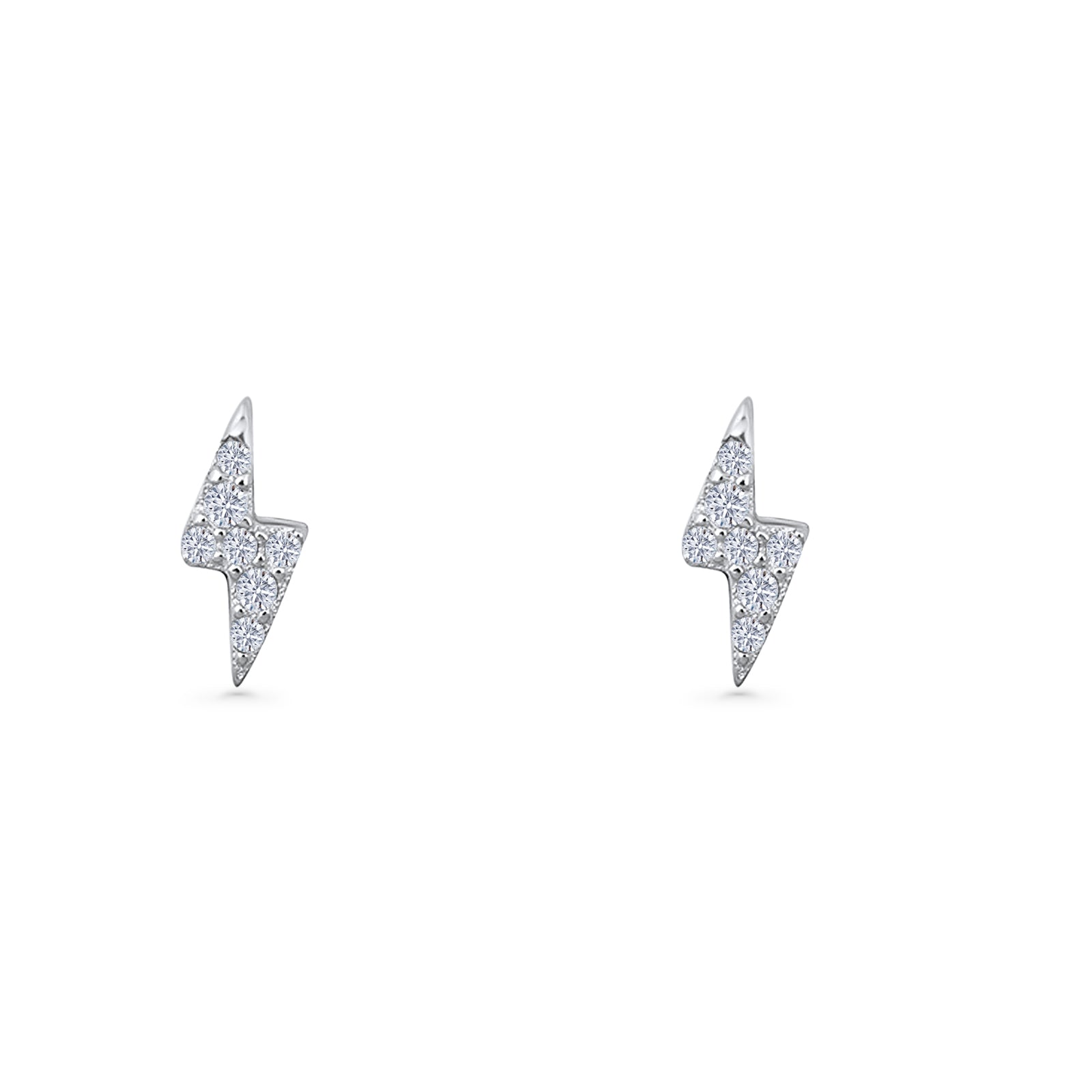 Thunderbolt Stud Earrings
