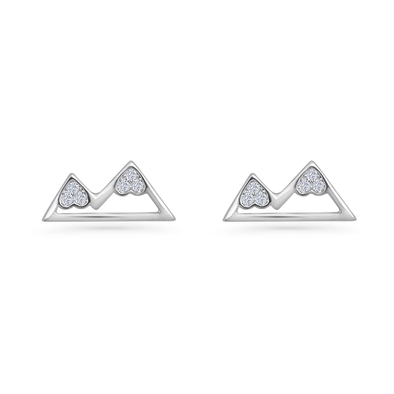 Mountain Stud Earrings