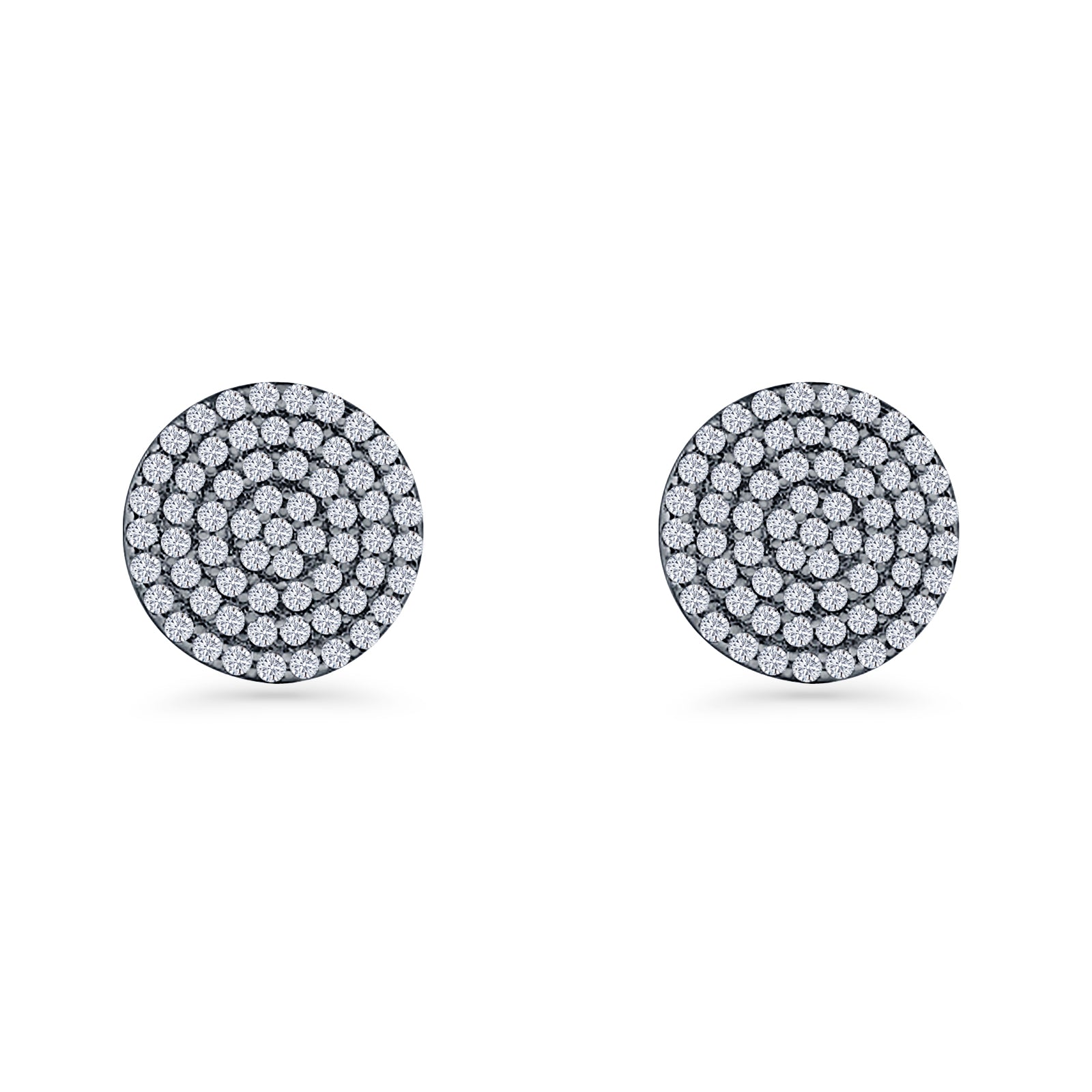 Round Stud Earrings